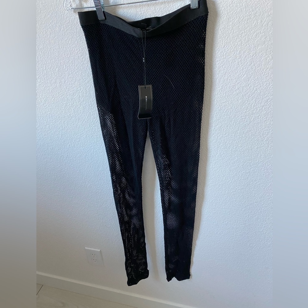 BCBG FISHNET LEGGINGS brand new